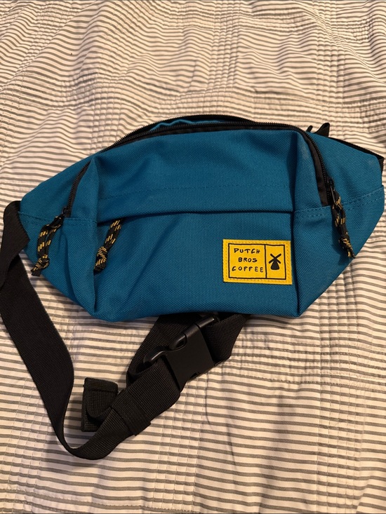 Dutch Bros Other - Dutch Bros Teal Blue Belt Bag with Yellow Patch